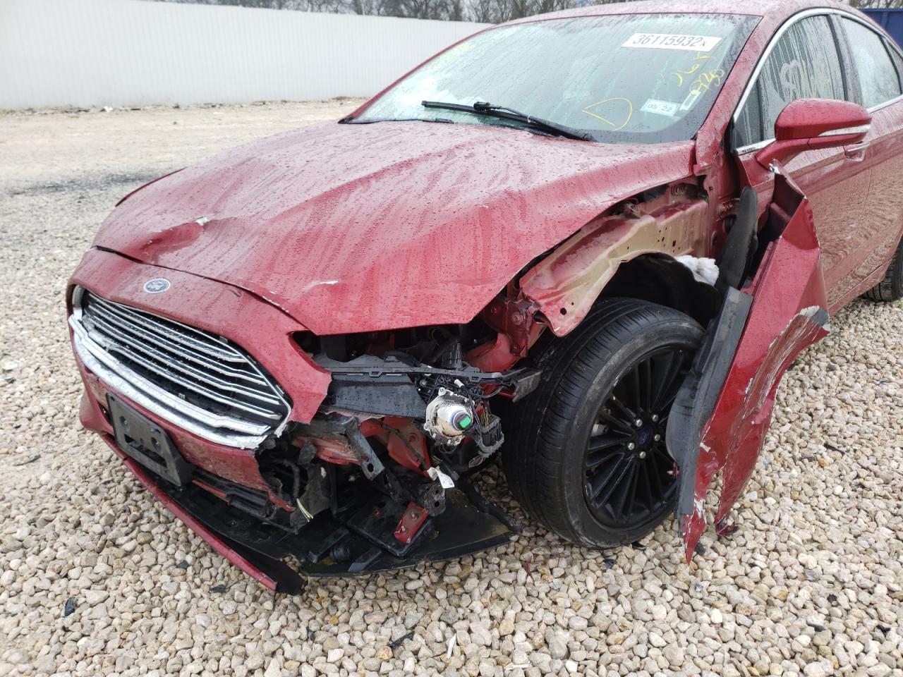 Photo 9 from auction – 2016 FORD FUSION SE with VIN 3FA6P0H93GR365930