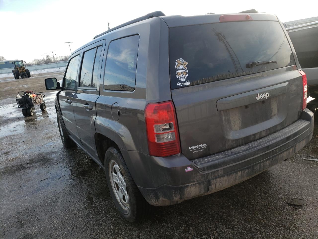 Photo 3 from auction – 2016 JEEP PATRIOT SP with VIN 1C4NJPBA6GD634076