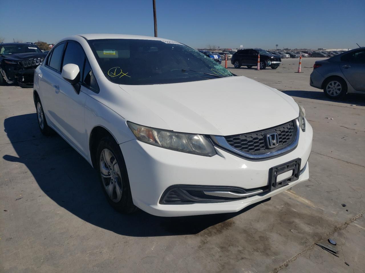 Photo 1 from auction – 2013 HONDA CIVIC LX with VIN 19XFB2F52DE065268