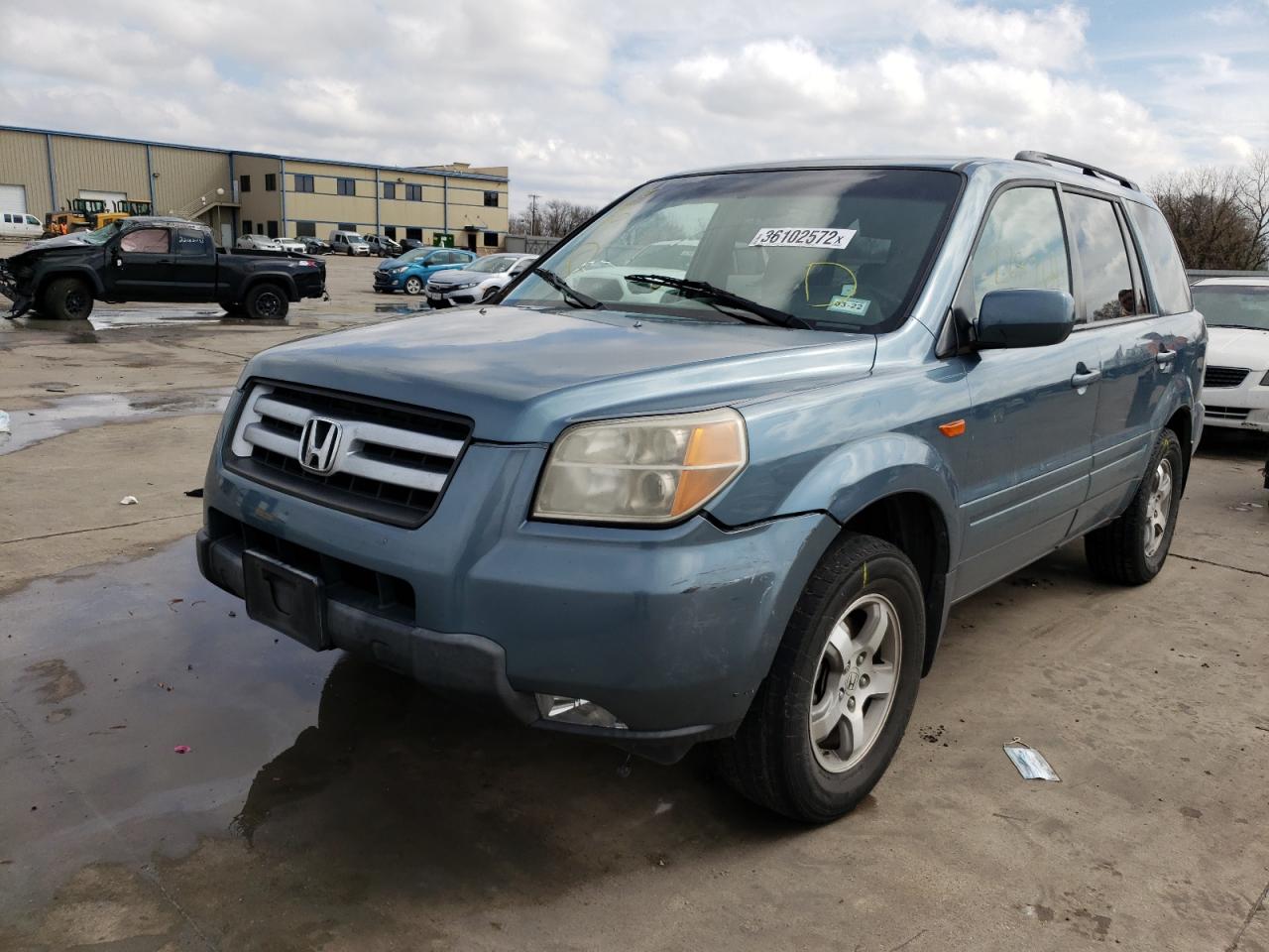 Photo 2 from auction – 2008 HONDA PILOT EX with VIN 5FNYF28478B019372
