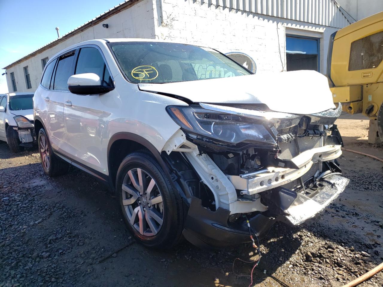 HONDA PILOT EXL 2019 with VIN 5FNYF6H58KB079085 - Photo from auction
