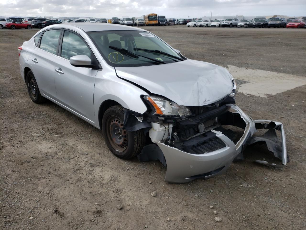 NISSAN SENTRA S 2014 with VIN 3N1AB7AP7EY259099 - Photo from auction