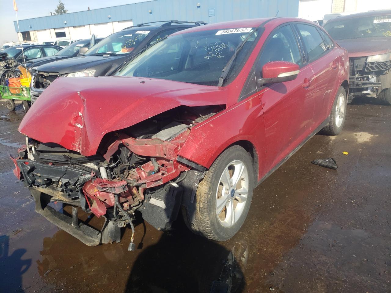 Photo 2 from auction – 2012 FORD FOCUS SE with VIN 1FAHP3F2XCL475737