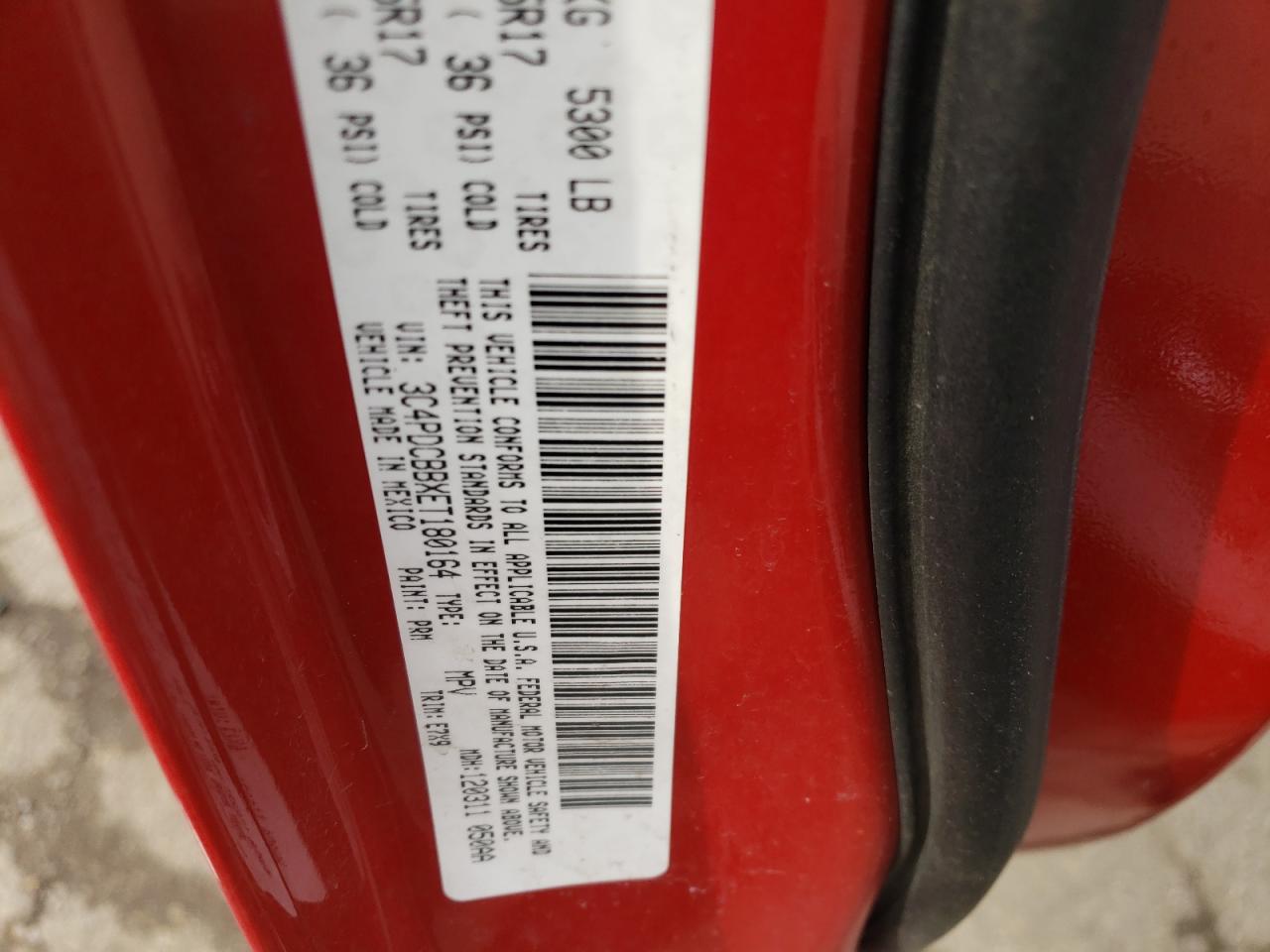 Foto 10 de la subasta – 2014 DODGE JOURNEY SX con VIN 3C4PDCBBXET180164
