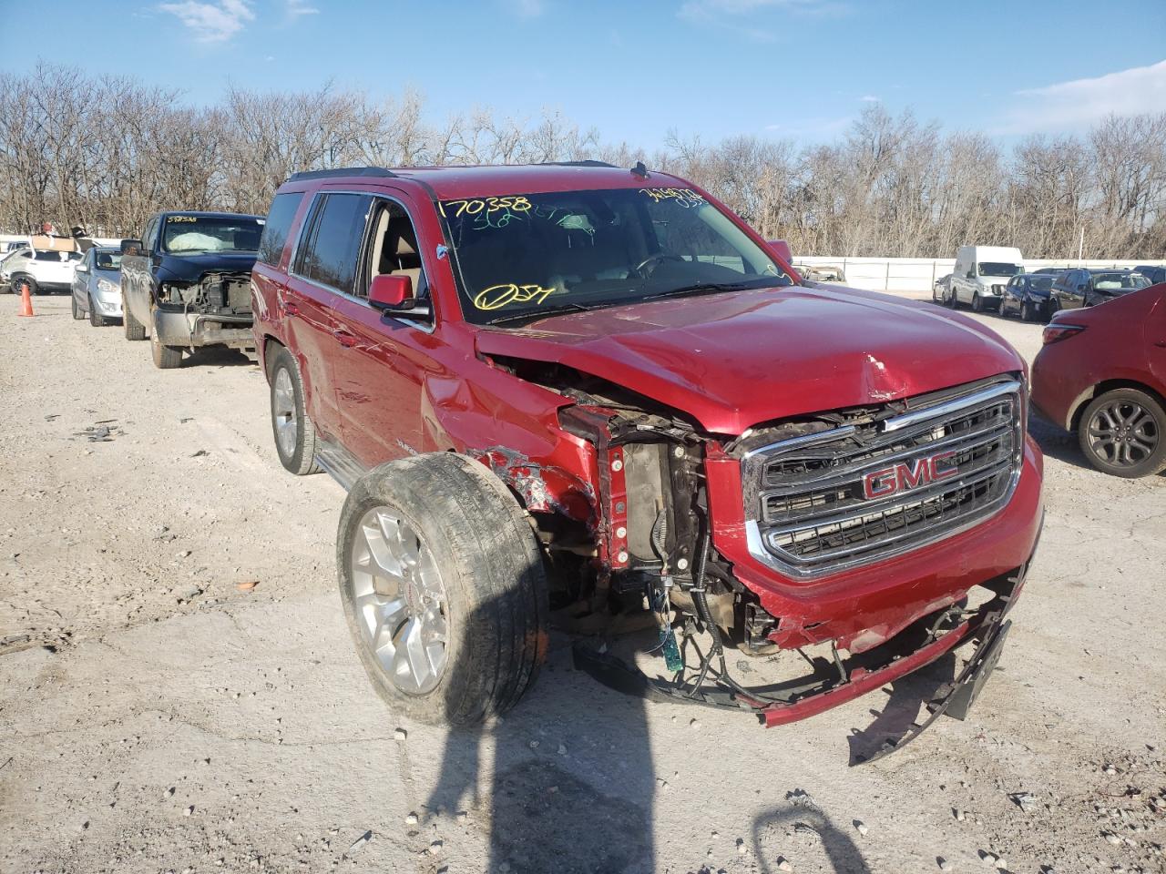 Photo 1 from auction – 2015 GMC YUKON SLE with VIN 1GKS1AKC8FR170358