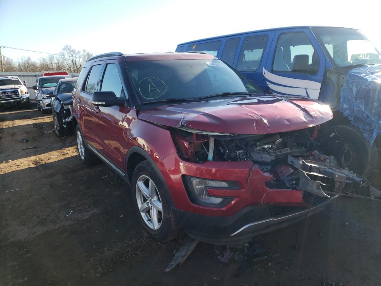 FORD EXPLORER X 2016 with VIN 1FM5K8D83GGB15087 - Photo from auction
