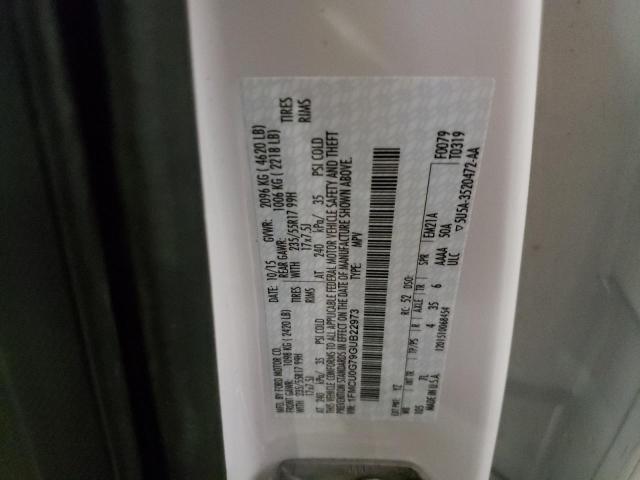Photo 10 from auction – 2016 FORD ESCAPE SE with VIN 1FMCU0G79GUB22973