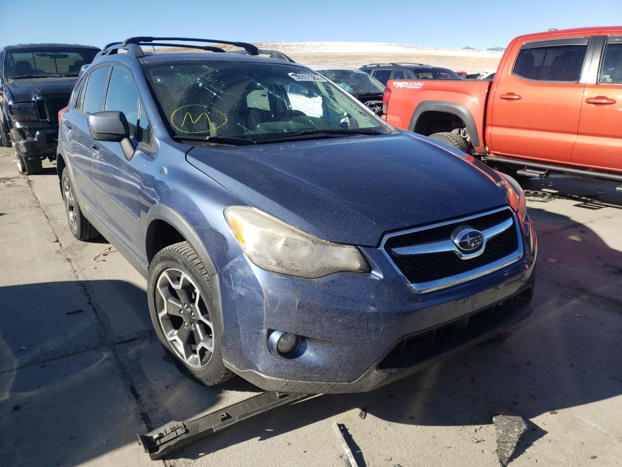 SUBARU XV CROSSTR 2013 with VIN JF2GPAGC5D2805133 - Photo from auction
