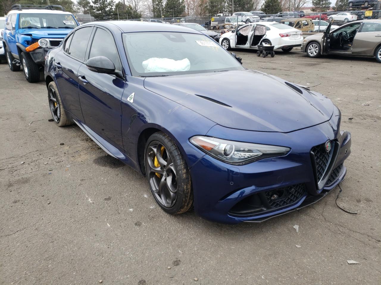 ALFA ROMEO GIULIA QUA 2018 with VIN ZARFAEAV2J7567033 - Photo from auction