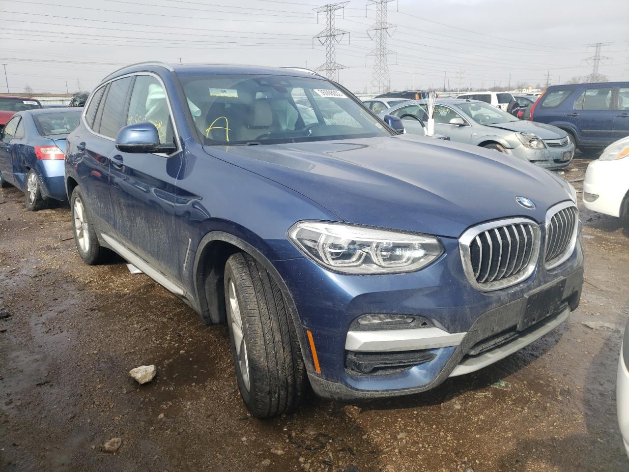 BMW X3 XDRIVE3 2020 with VIN 5UXTY5C09L9B70342 - Photo from auction