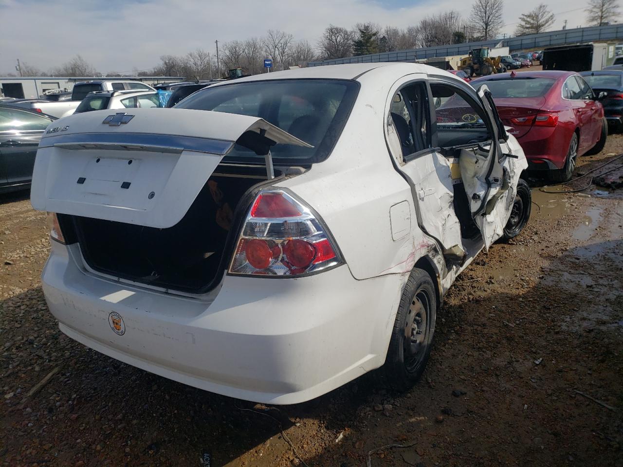 Photo 4 from auction – 2008 CHEVROLET AVEO BASE with VIN KL1TD56608B117403