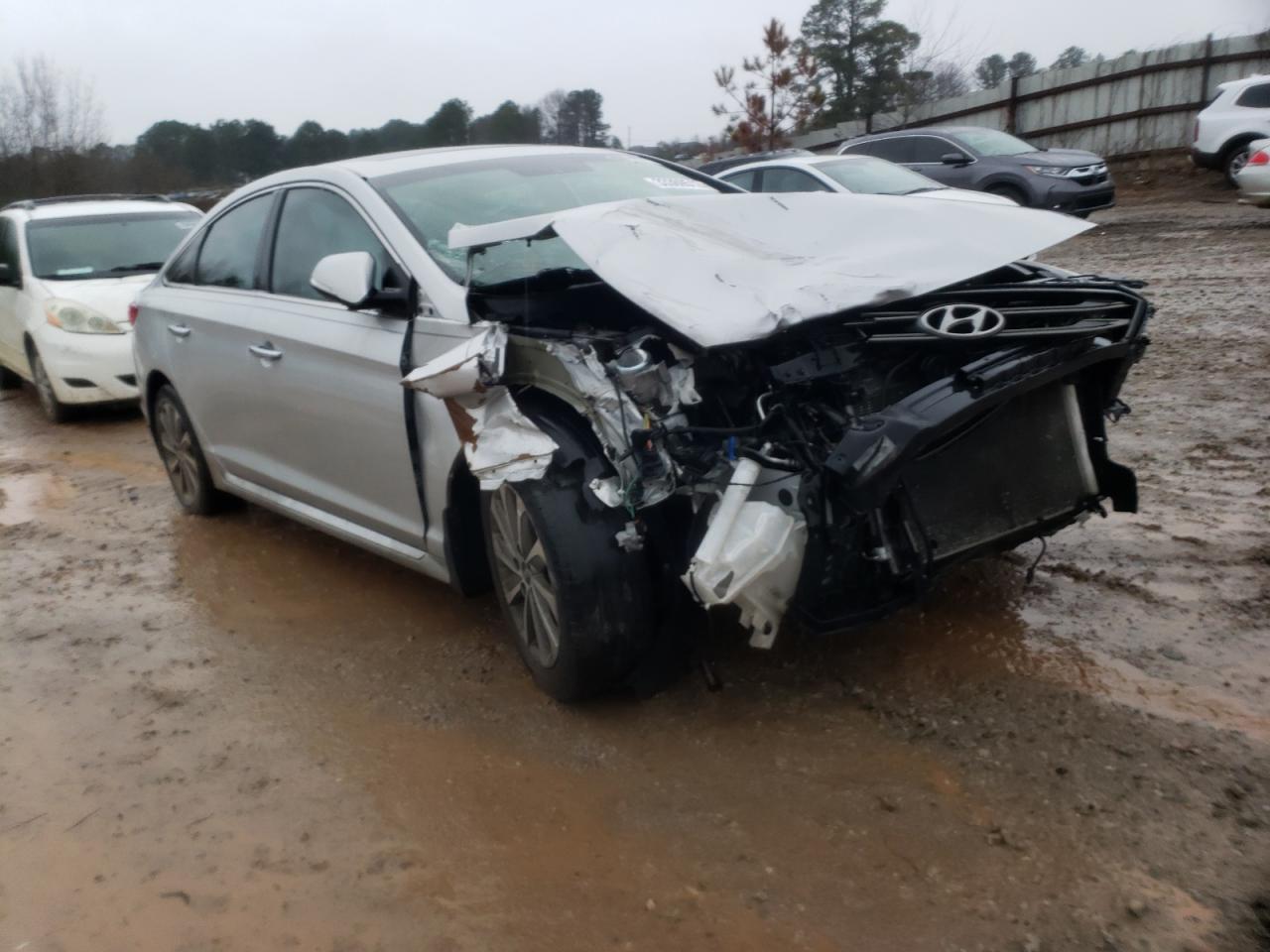 HYUNDAI SONATA SPO 2017 with VIN 5NPE34AF6HH451021 - Photo from auction