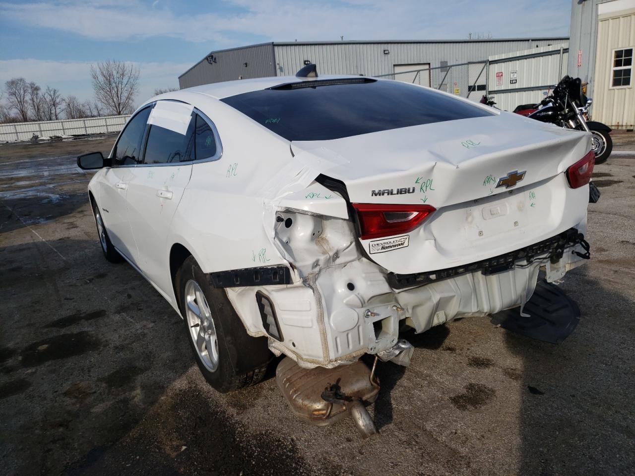 Photo 3 from auction – 2017 CHEVROLET MALIBU LS with VIN 1G1ZB5ST2HF274856