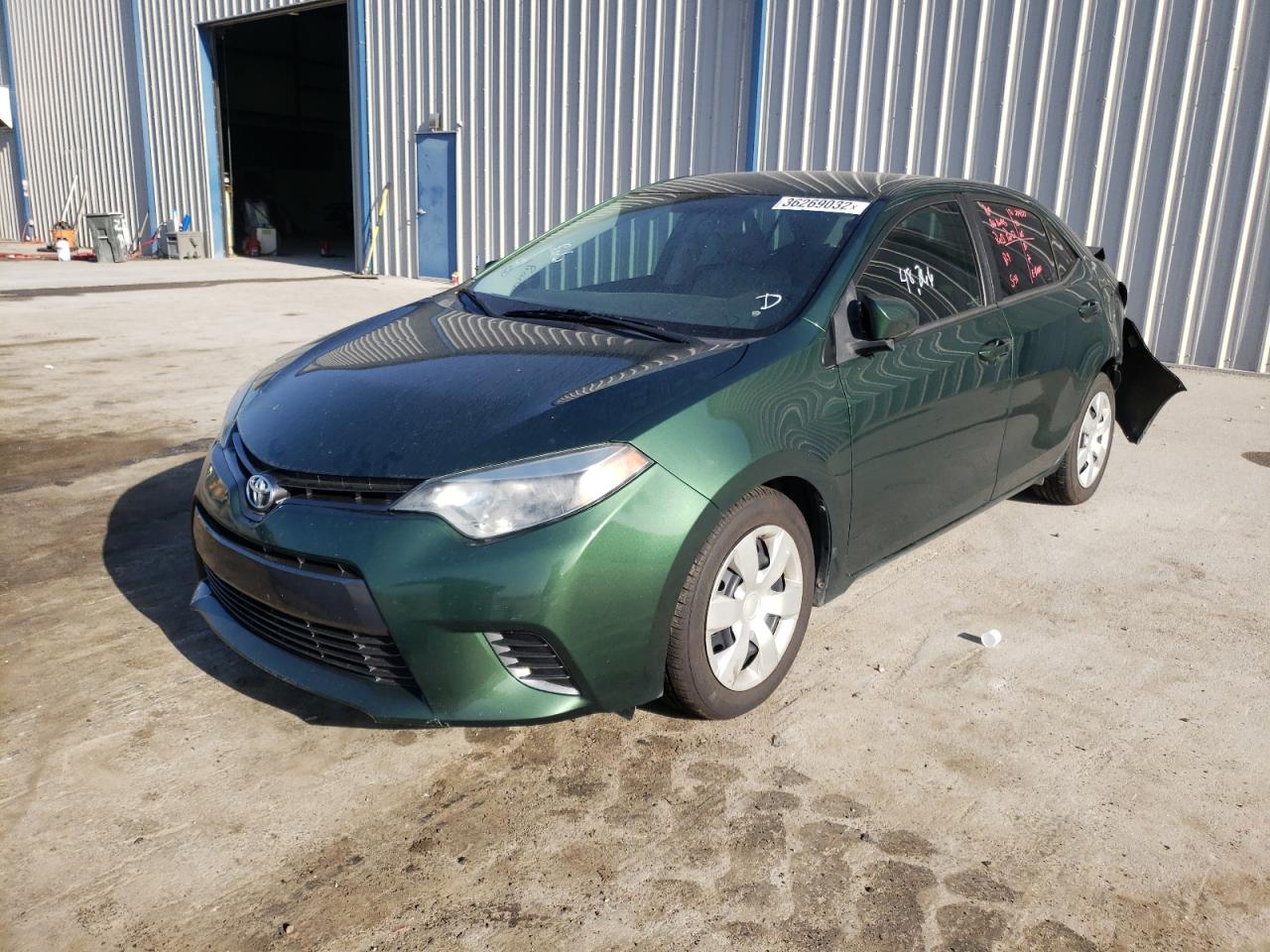Photo 2 from auction – 2016 TOYOTA COROLLA L with VIN 2T1BURHE1GC581543