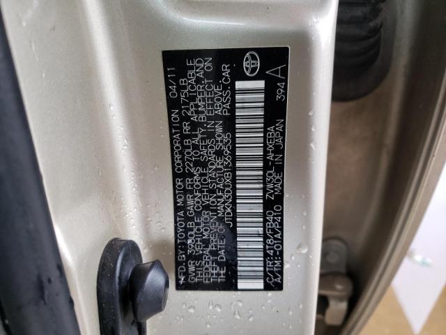 Photo 10 from auction – 2011 TOYOTA PRIUS with VIN JTDKN3DUXB1369535