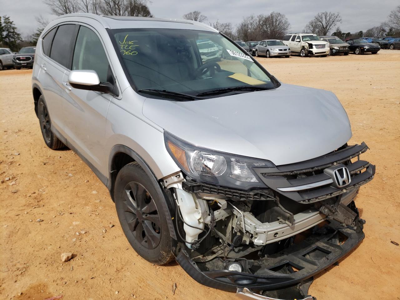 HONDA CR-V EXL 2012 with VIN 2HKRM3H76CH513226 - Photo from auction