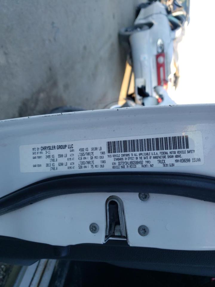 Photo 10 from auction – 2011 DODGE RAM 3500 with VIN 3D73Y3HL0BG588492