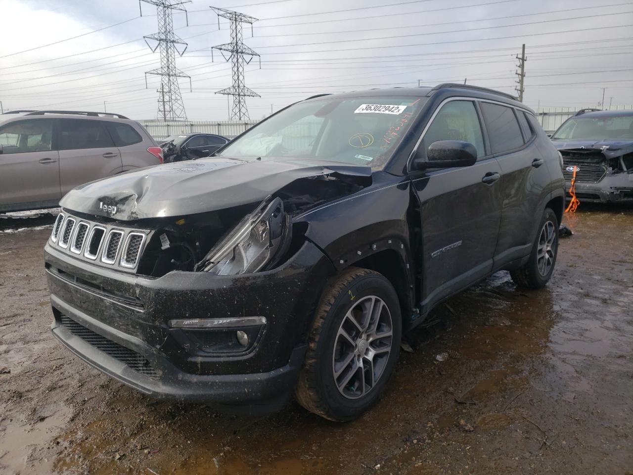 Photo 2 from auction – 2018 JEEP COMPASS LA with VIN 3C4NJCBB4JT165430