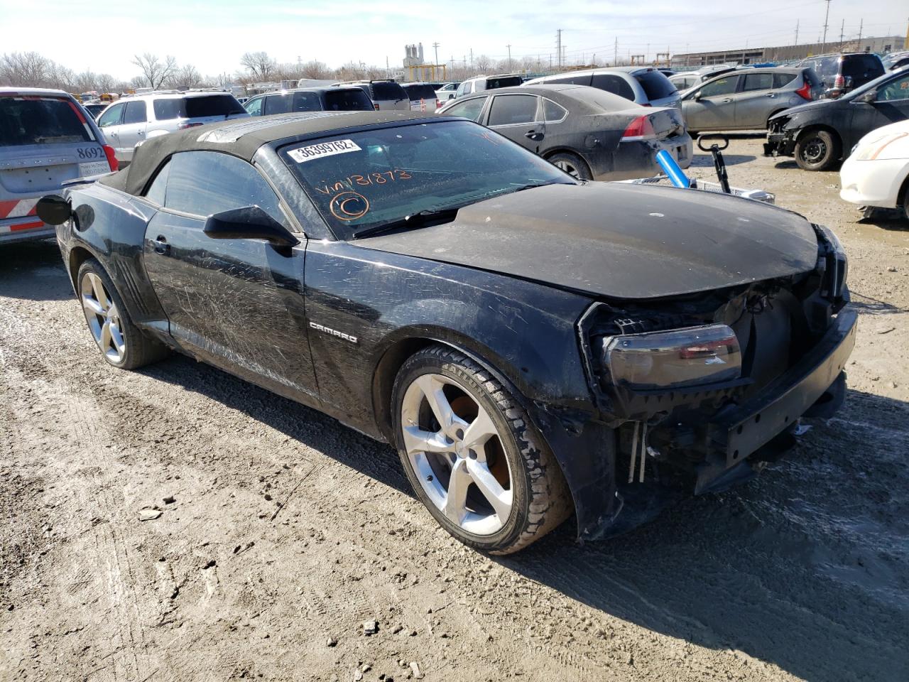 CHEVROLET CAMARO LT 2015 with VIN 2G1FF3D32F9131873 - Photo from auction