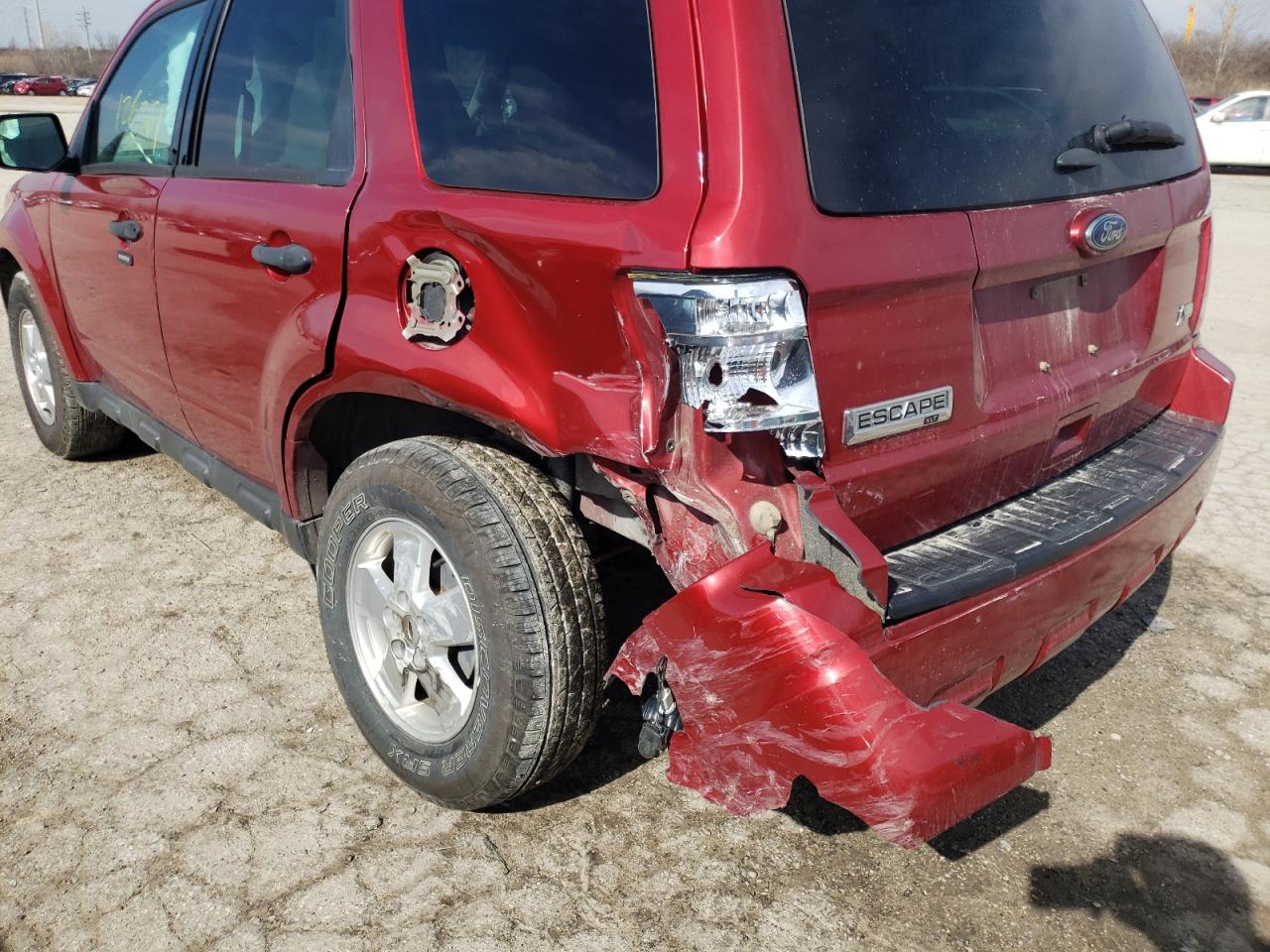 Photo 9 from auction – 2012 FORD ESCAPE XLT with VIN 1FMCU9DG4CKA35450