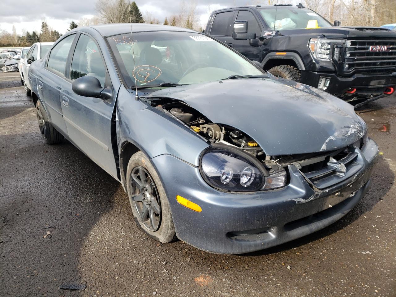 DODGE NEON SE 2002 with VIN 1B3AS46C72D567262 - Photo from auction