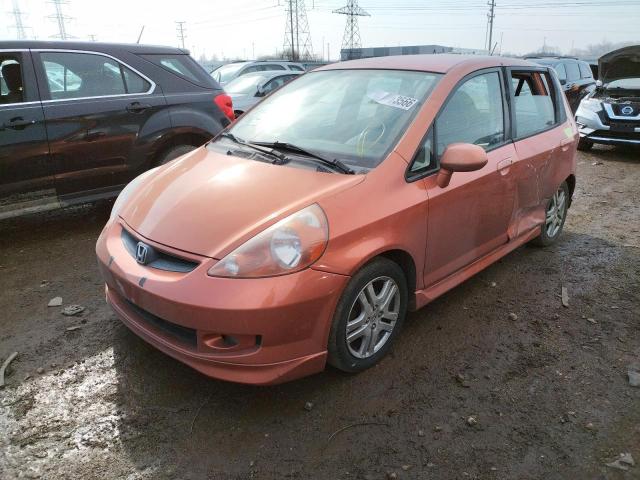 Photo 2 from auction – 2007 HONDA FIT S with VIN JHMGD38697S037283
