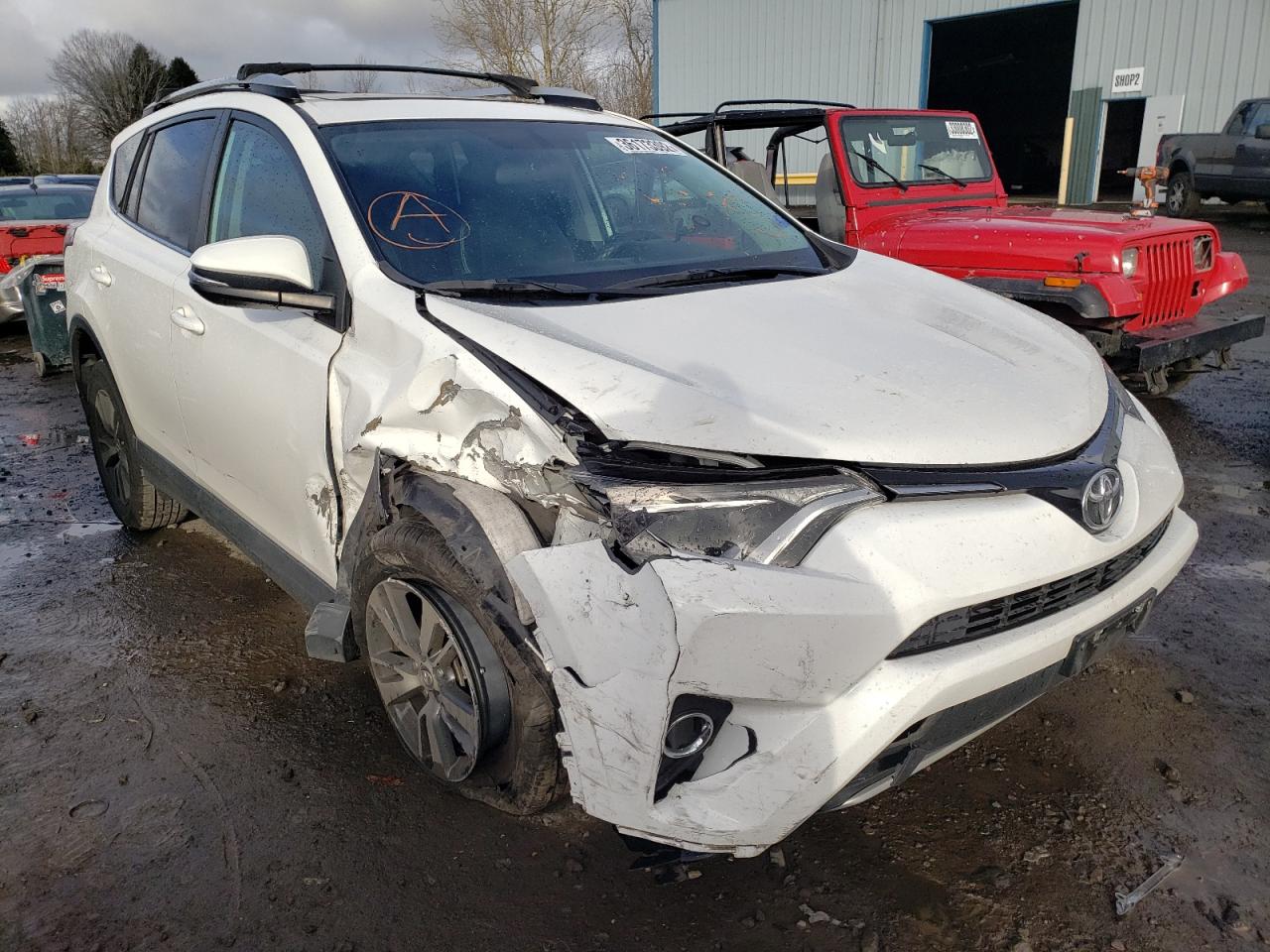 TOYOTA RAV4 XLE 2016 with VIN 2T3RFREV2GW461835 - Photo from auction