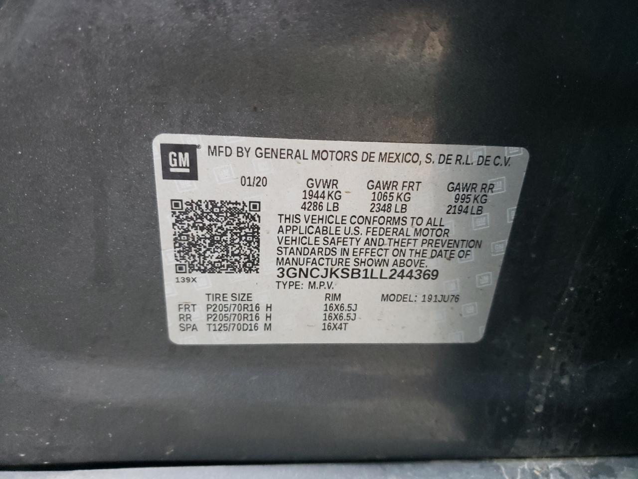 Photo 10 from auction – 2015 HONDA PILOT SE with VIN 5FNYF3H3XFB030831
