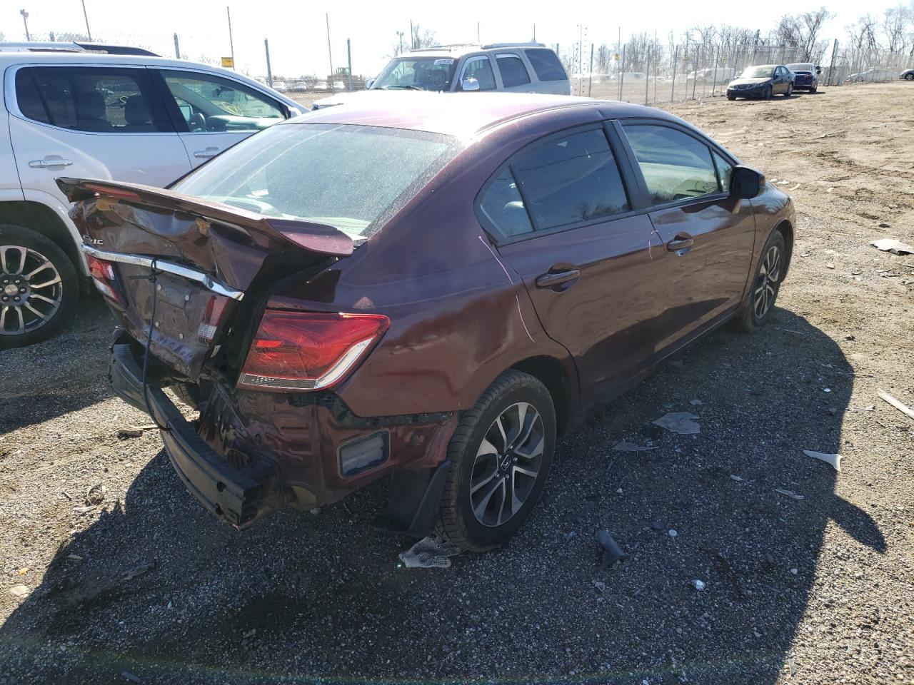 Photo 4 from auction – 2013 HONDA CIVIC EX with VIN 19XFB2F88DE254842