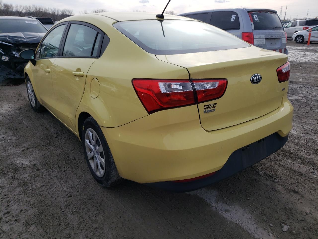 Photo 3 from auction – 2016 KIA RIO LX with VIN KNADM4A38G6554302