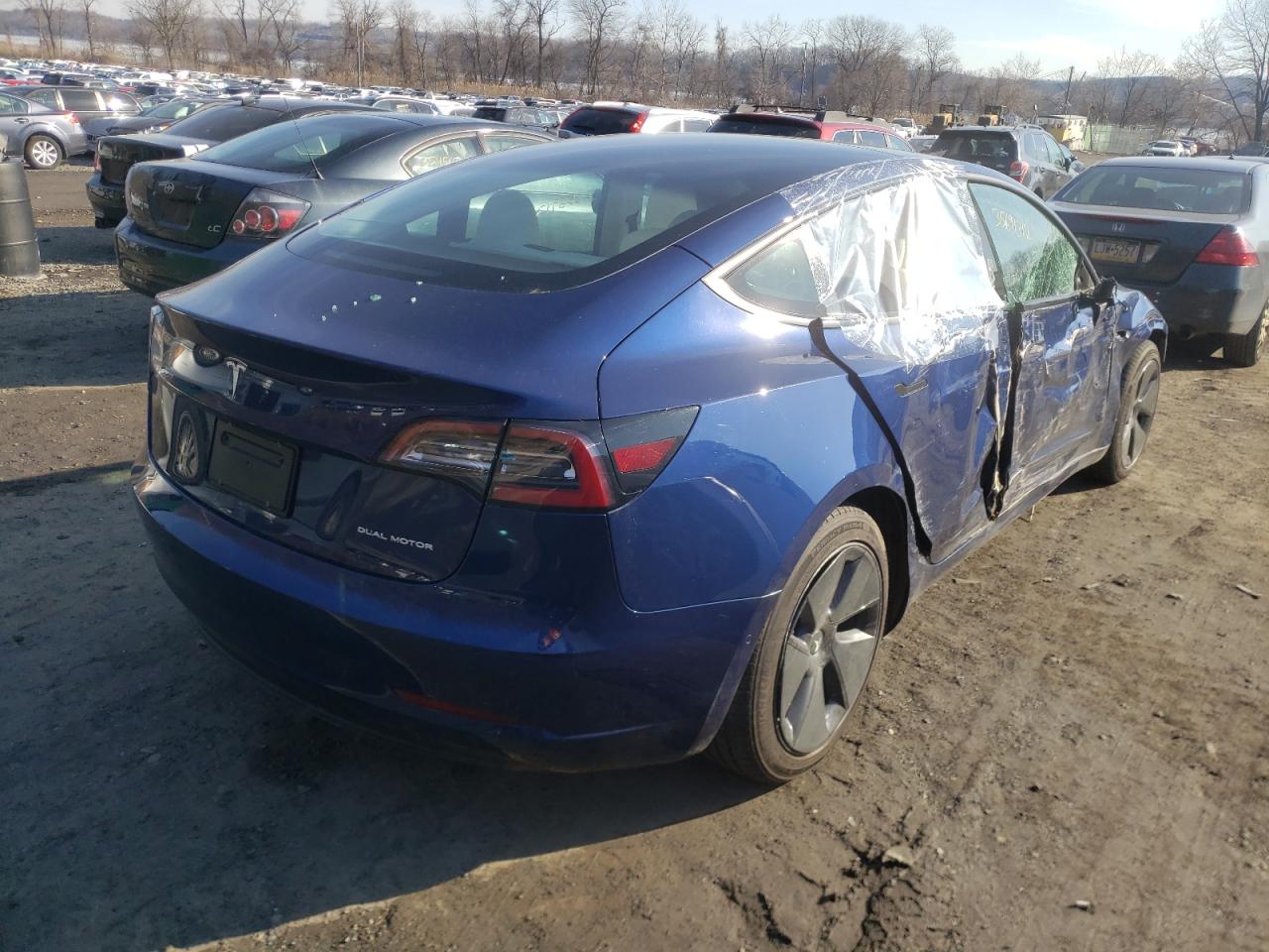 Photo 4 from auction – 2021 TESLA MODEL 3 with VIN 5YJ3E1EB5MF919269