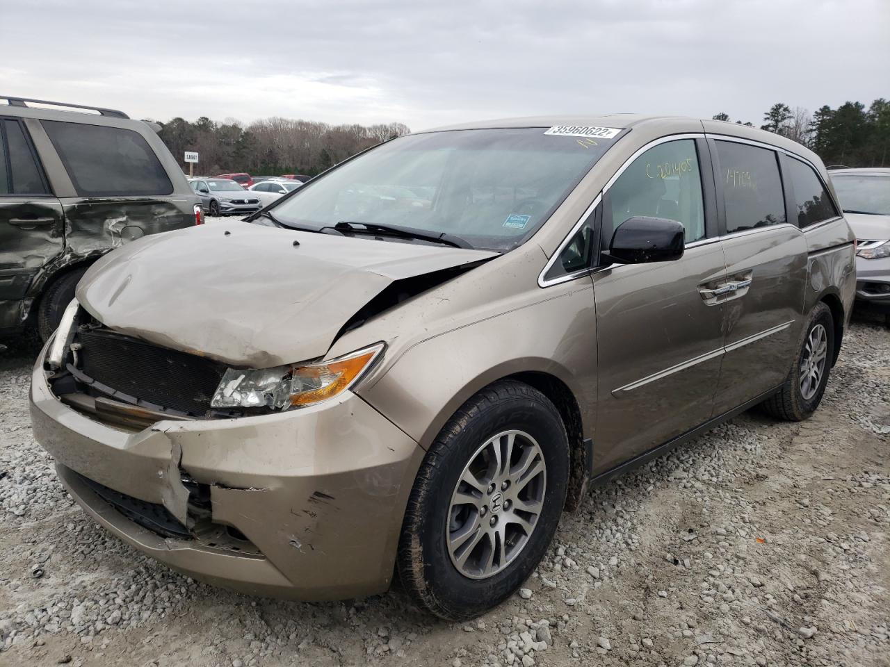 Photo 2 from auction – 2011 HONDA ODYSSEY with VIN 5FNRL5H63BB049363