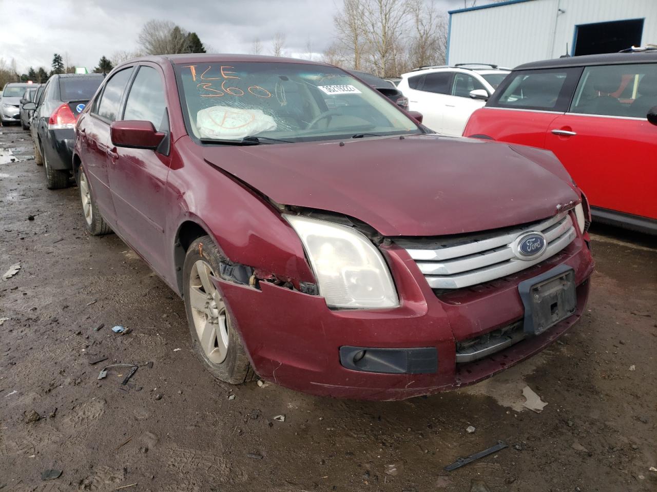FORD FUSION SE 2007 with VIN 3FAHP07Z47R278564 - Photo from auction