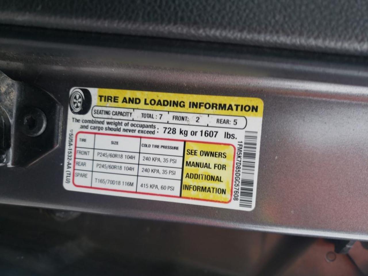 Photo 10 from auction – 2013 FORD EXPLORER X with VIN 1FM5K7D85DGC57608