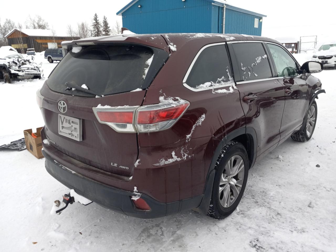 Photo 4 from auction – 2014 TOYOTA HIGHLANDER with VIN 5TDBKRFH6ES041838