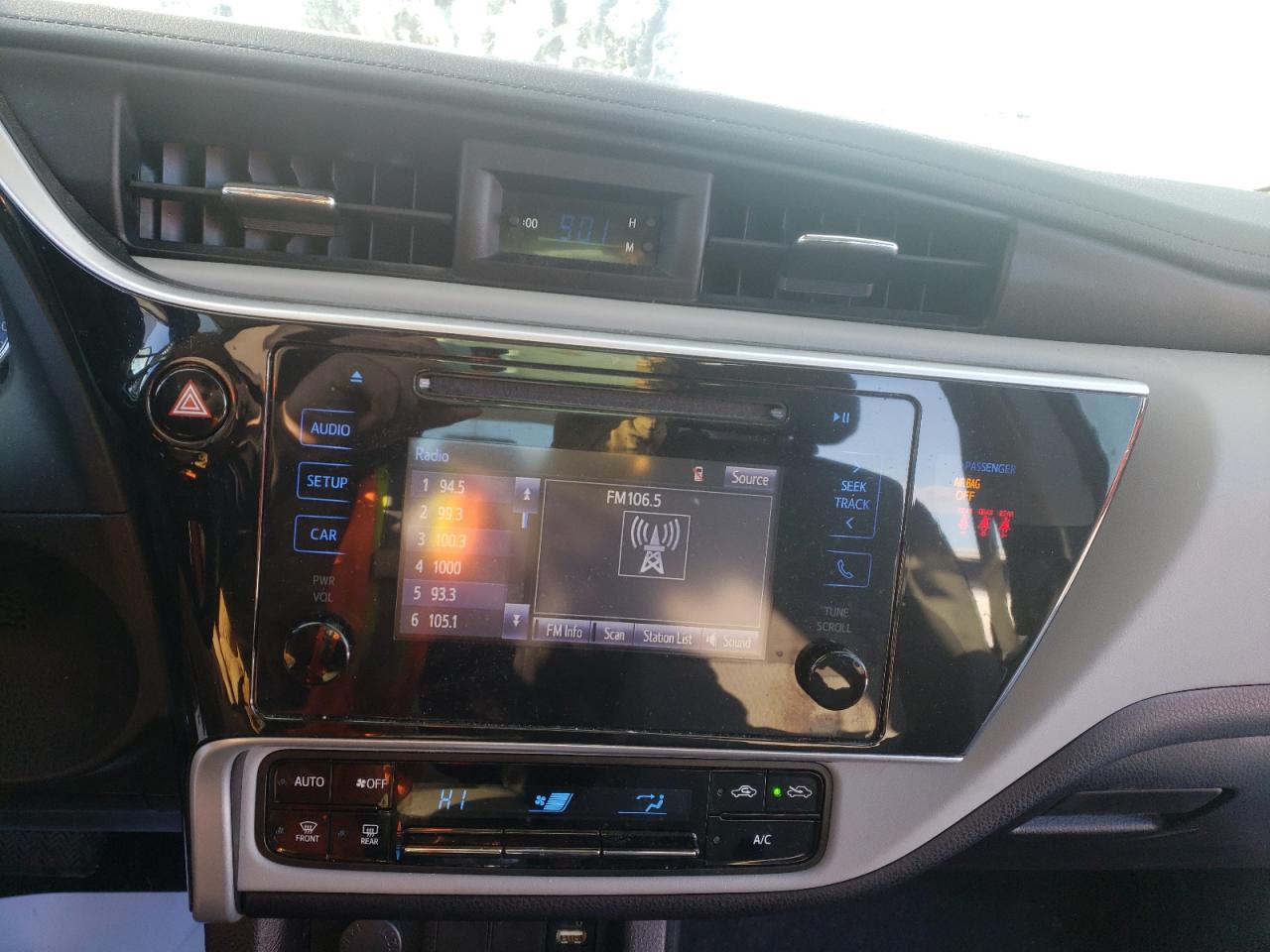 Photo 9 from auction – 2019 TOYOTA COROLLA L with VIN 5YFBURHE3KP905312