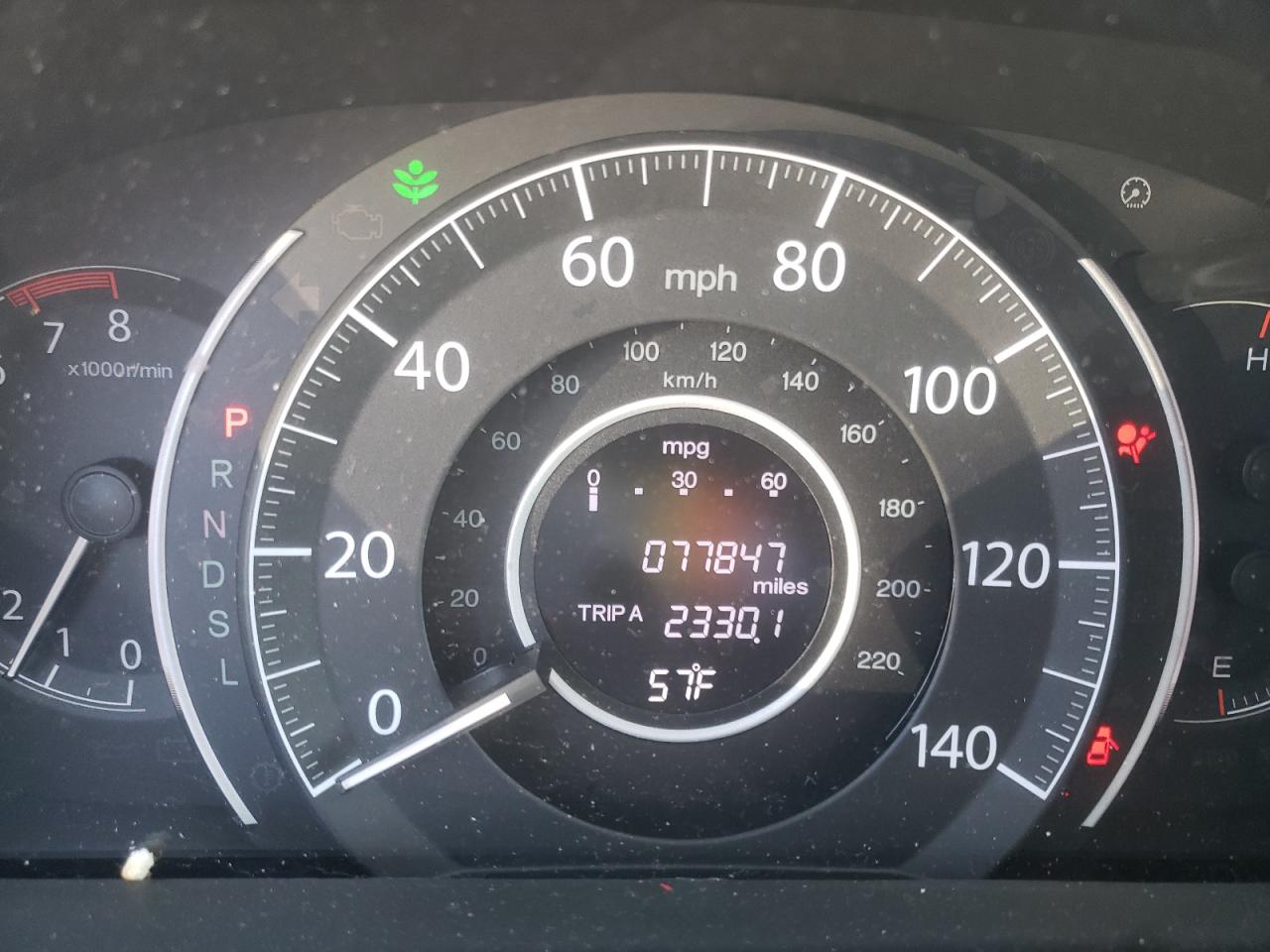 Photo 8 from auction – 2016 HONDA CR-V SE with VIN 2HKRM4H44GH707111