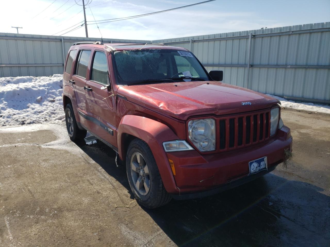 Photo 9 from auction – 2008 JEEP LIBERTY SP with VIN 1J8GN28K08W154792