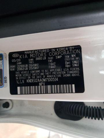 Photo 10 from auction – 2021 KIA SELTOS S with VIN KNDEU2AA0M7100514