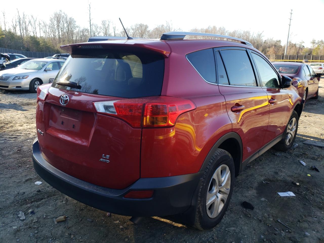 Photo 4 from auction – 2014 TOYOTA RAV4 LE with VIN JTMBFREVXED073733