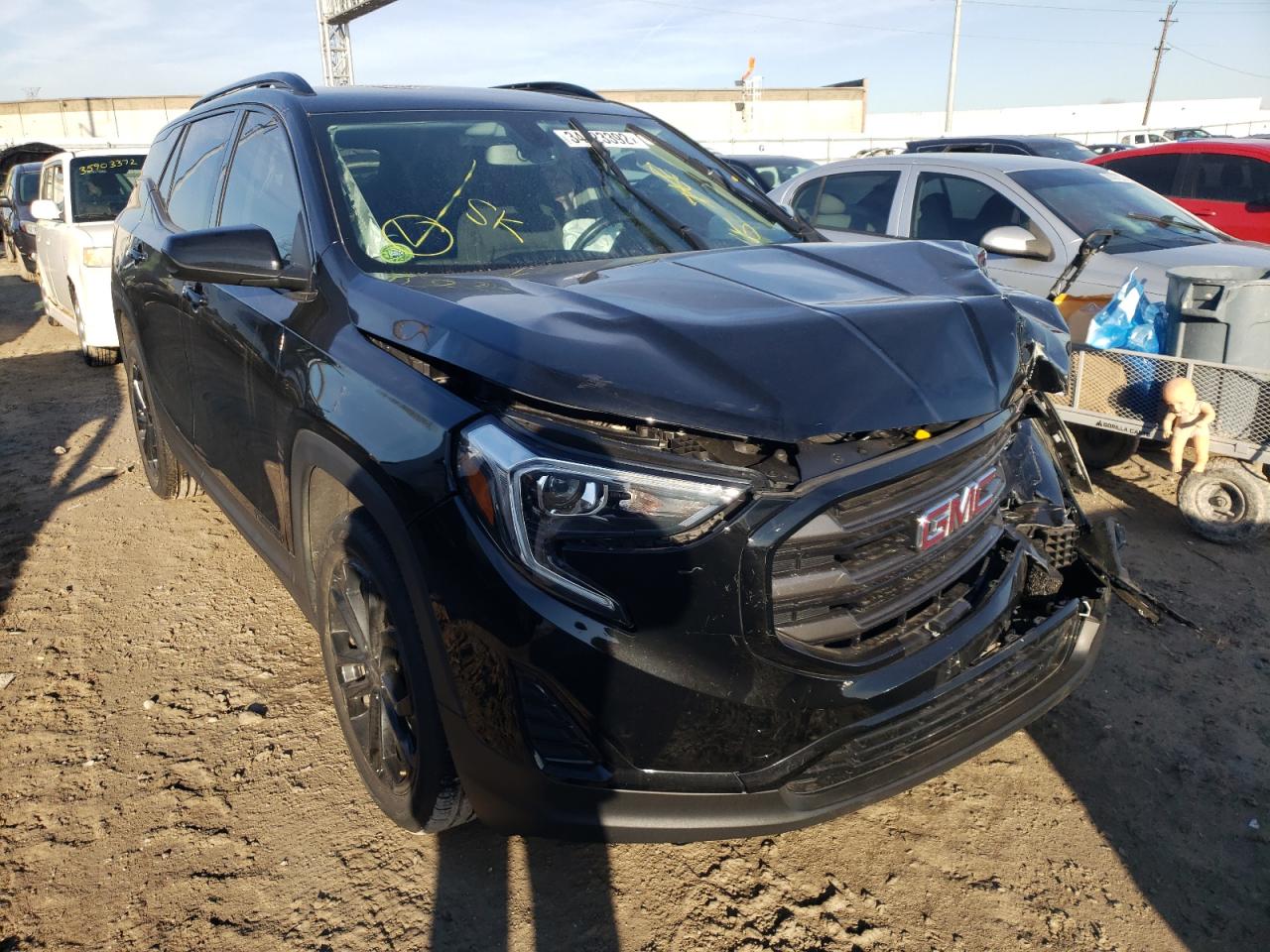 GMC TERRAIN SL 2019 with VIN 3GKALMEV9KL105654 - Photo from auction