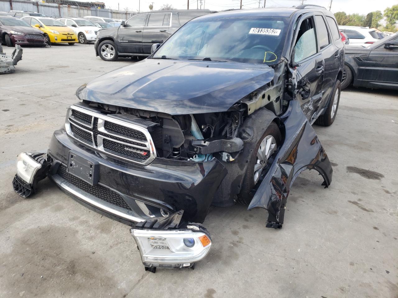 Photo 2 from auction – 2015 DODGE DURANGO SX with VIN 1C4RDHAG6FC834125