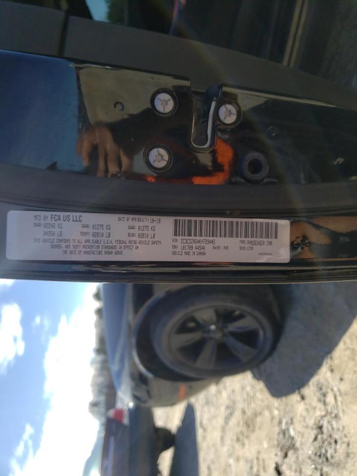 Photo 10 from auction – 2019 DODGE CHALLENGER with VIN 2C3CDZAG4KH729445