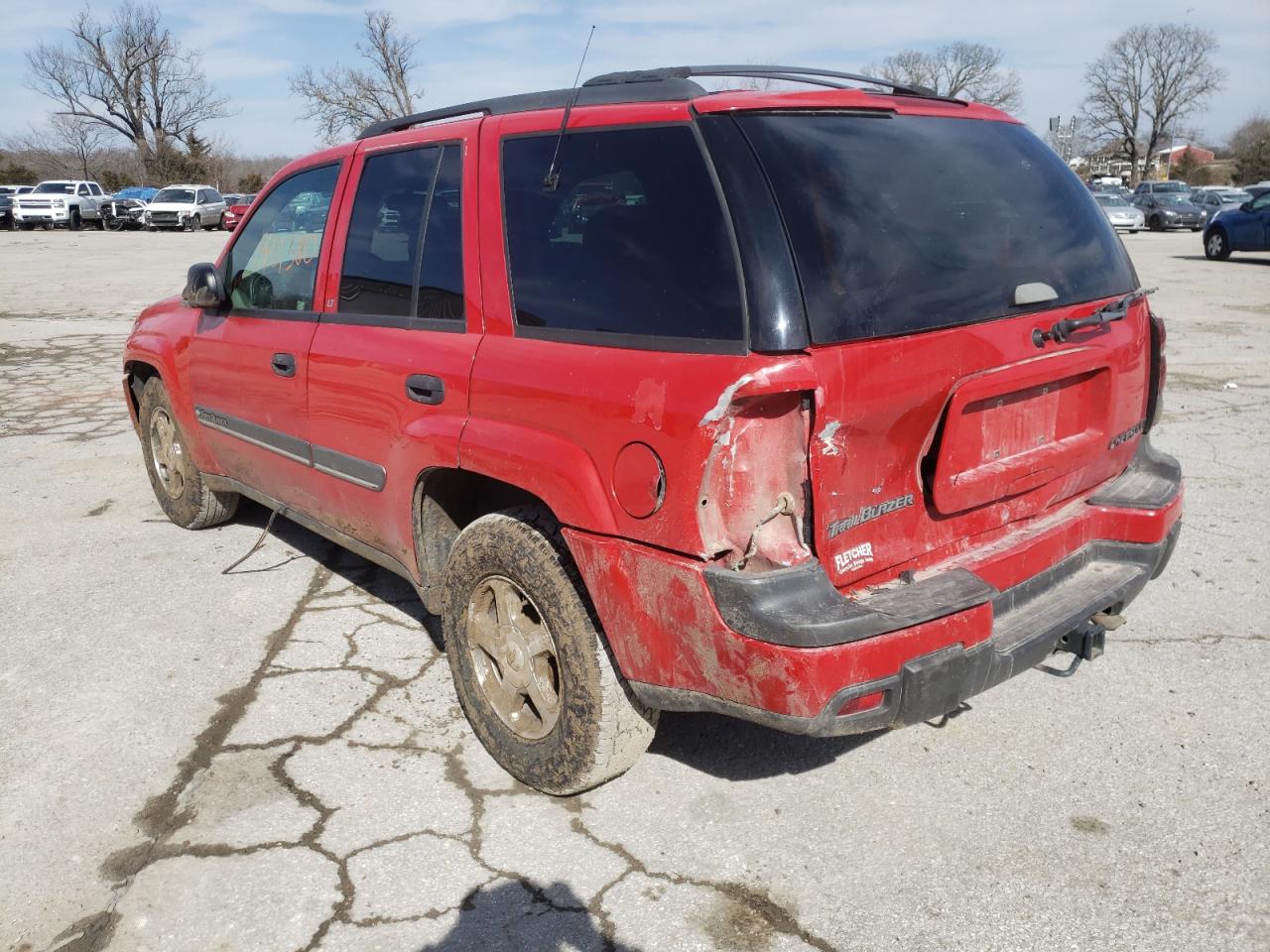 Photo 3 from auction – 2002 CHEVROLET TRAILBLAZE with VIN 1GNDT13S222159287