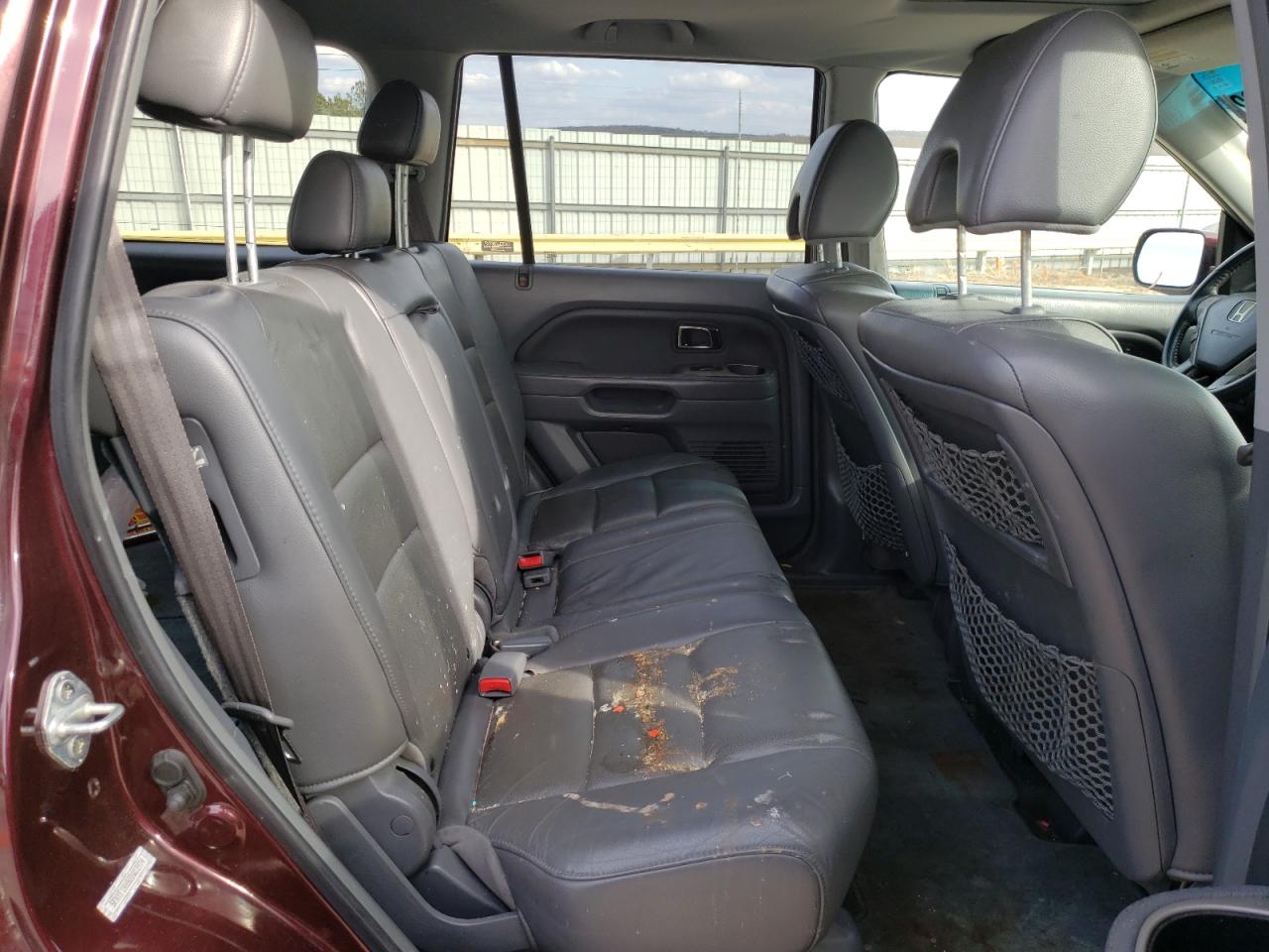 Photo 6 from auction – 2008 HONDA PILOT EXL with VIN 5FNYF18658B003974