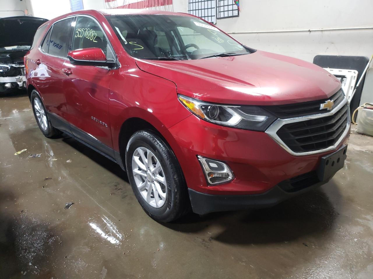 CHEVROLET EQUINOX LT 2020 with VIN 3GNAXKEV9LS626909 - Photo from auction
