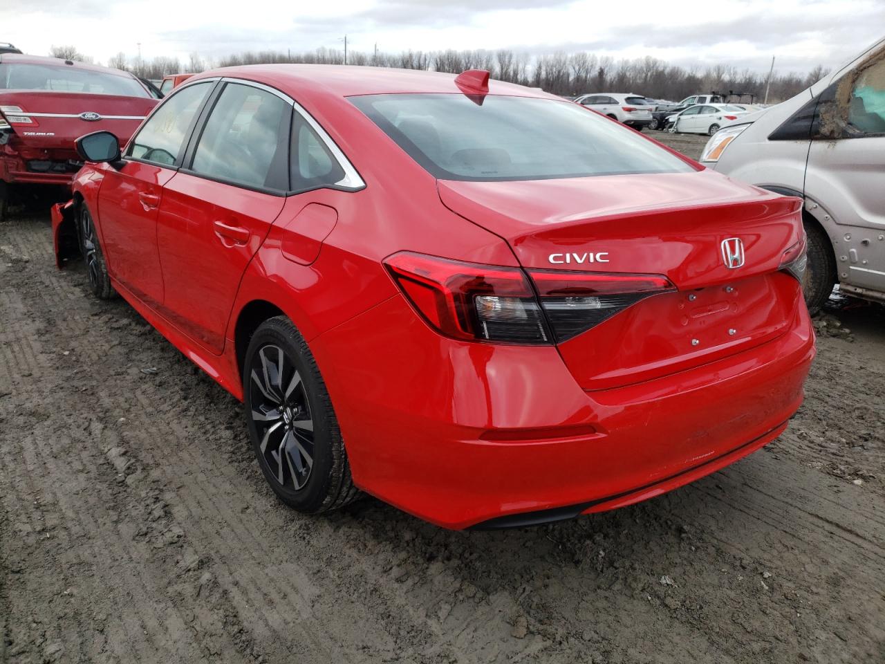 Photo 3 from auction – 2022 HONDA CIVIC EX with VIN 2HGFE1F73NH308564