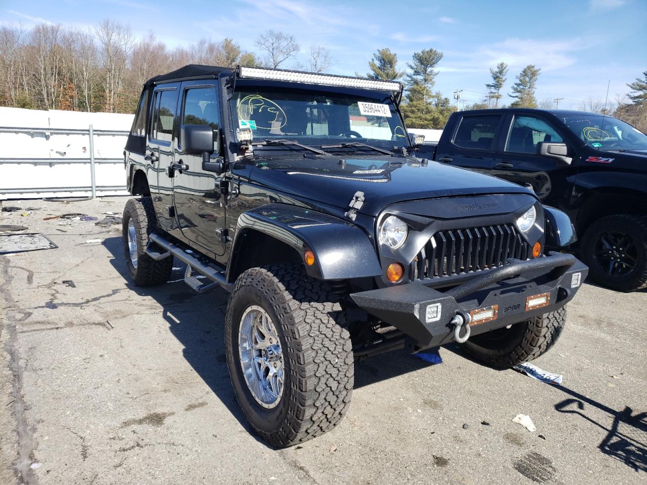 JEEP WRANGLER U 2013 with VIN 1C4BJWEG2DL514824 - Photo from auction