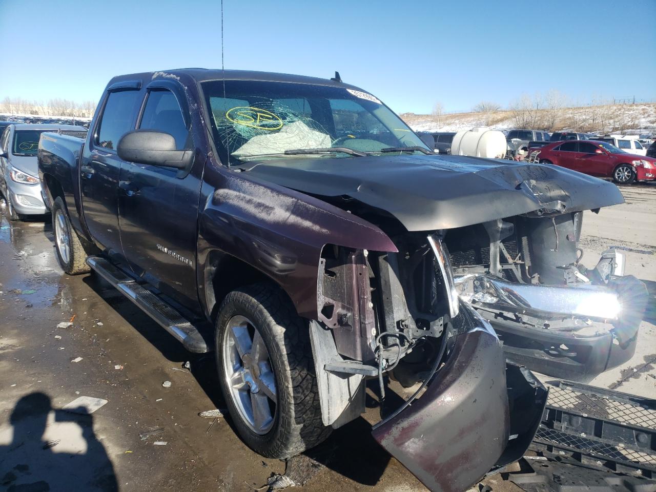 CHEVROLET SILVERADO 2008 with VIN 2GCEK13CX81238417 - Photo from auction