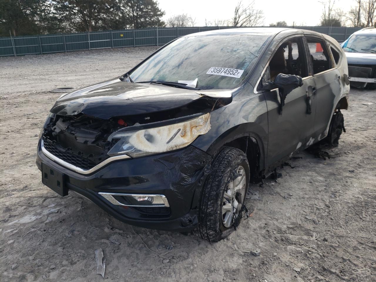 Photo 2 from auction – 2016 HONDA CR-V EX with VIN 2HKRM4H51GH611221